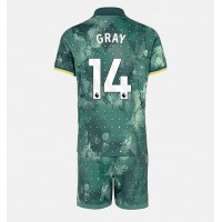 Dětský fotbalový dres Tottenham Hotspur Archie Gray #14 2024-25 Třetí Krátký Rukáv (+ trenýrky)